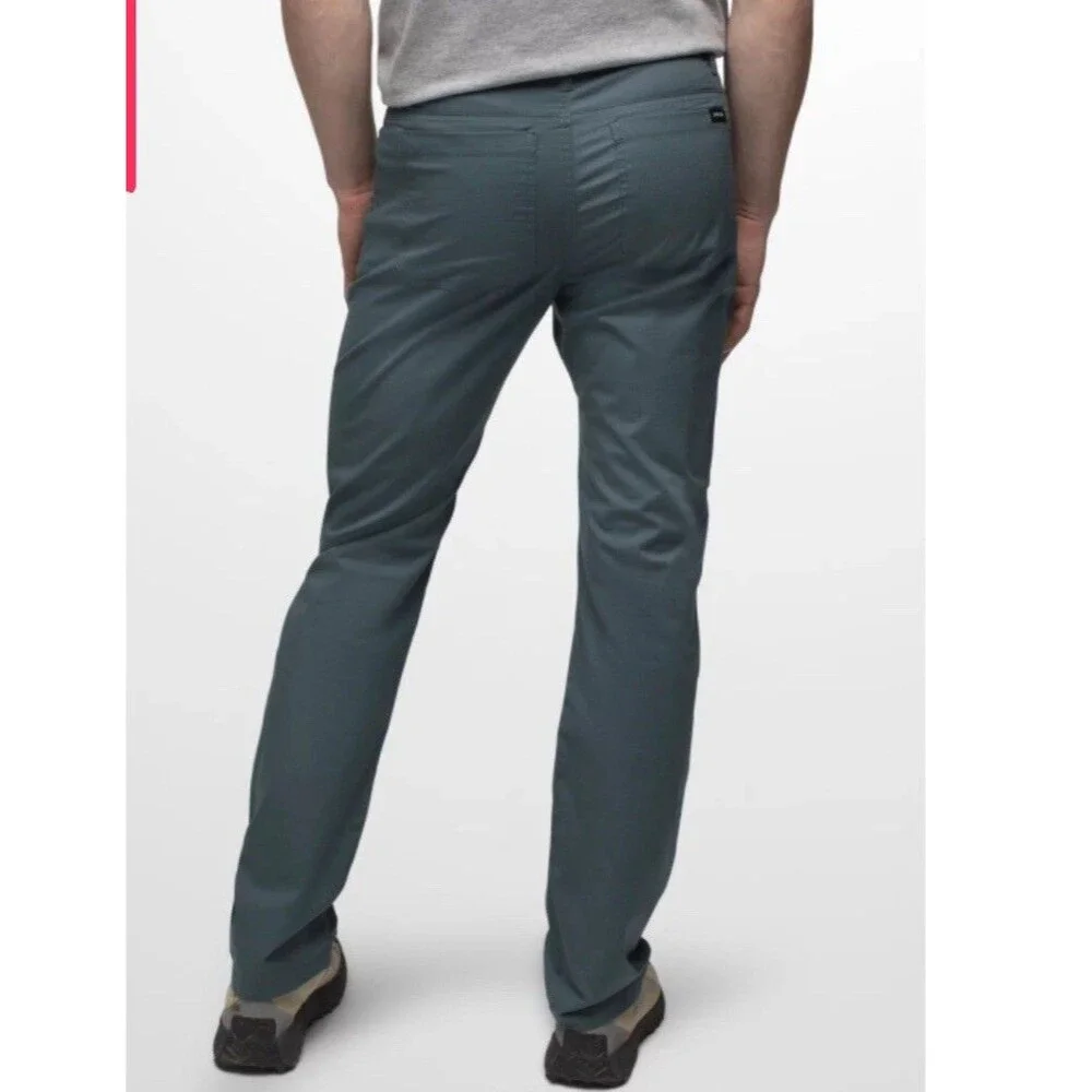 Prana NEW Mens 32‎ x32 Double Peak Hiking Pant Gray Ripstop Standard Tapered Leg